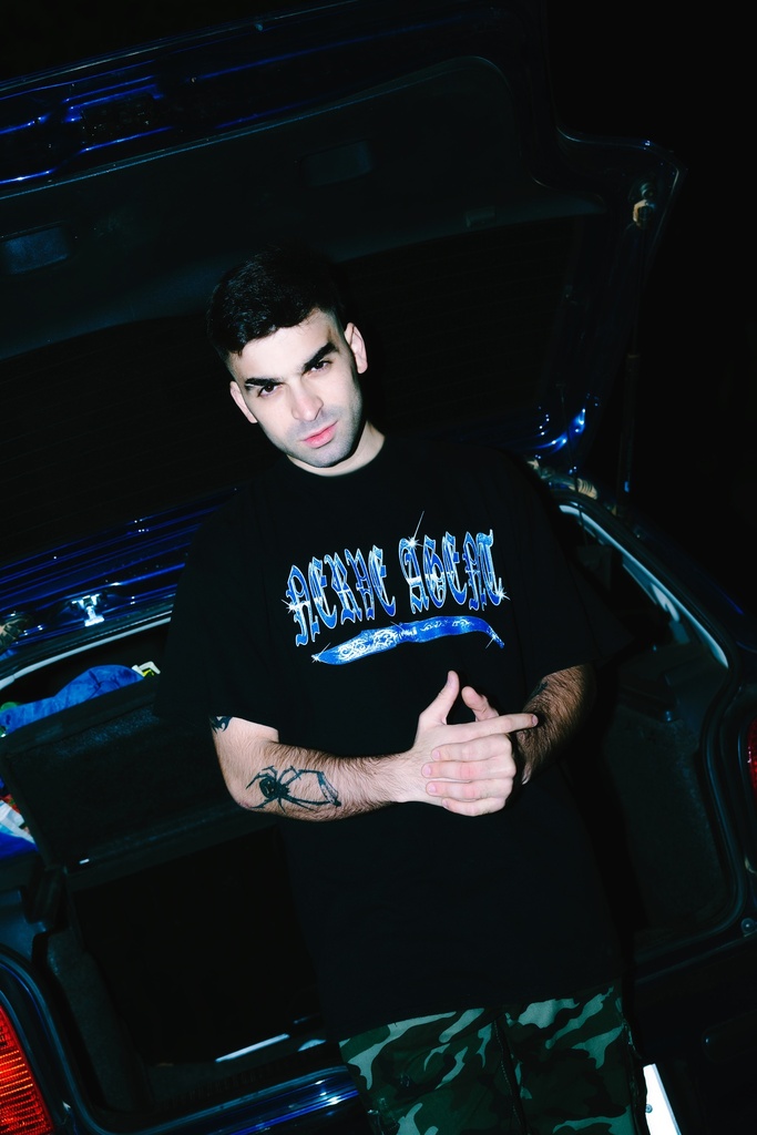 Camiseta Nerve Agent BRANCA Negro