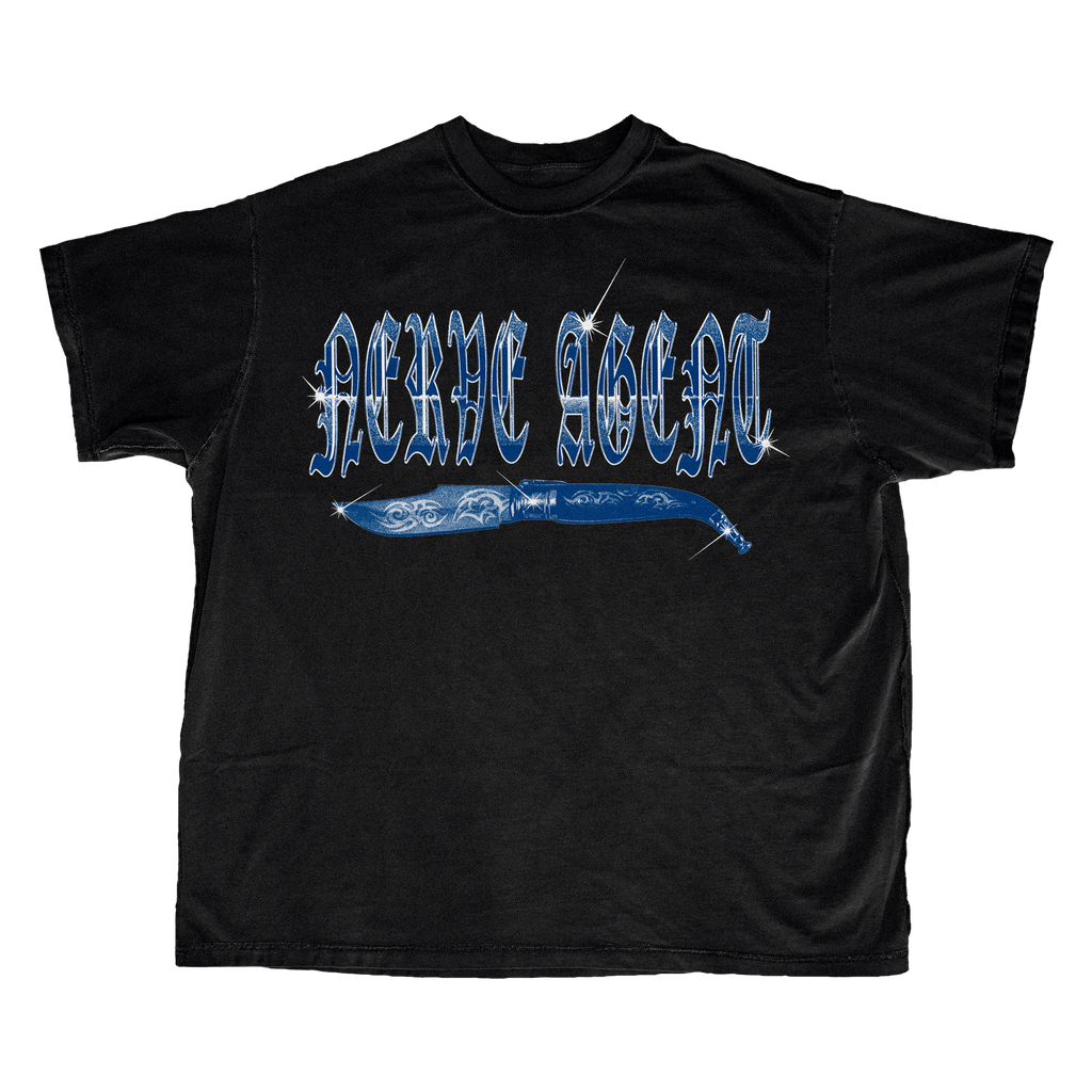 Camiseta Nerve Agent BRANCA Negro