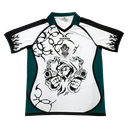 Camiseta Futbol Bacines Azul Mangurrián