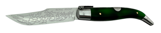 Navaja Nerve Agent x Cuchillería Navarro VERDE