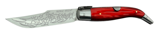 Navaja Nerve Agent x Cuchillería Navarro ROJA